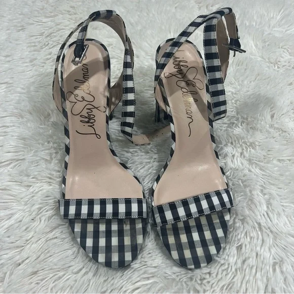 Libby Edelman LE Amanda Buffalo plaid chunky heels Size 11 - Picture 4 of 13